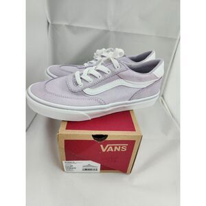 Vans Brooklyn LS Foil Suede Shoes – Size 5.0 (Youth) – Evening Haze Light Purple